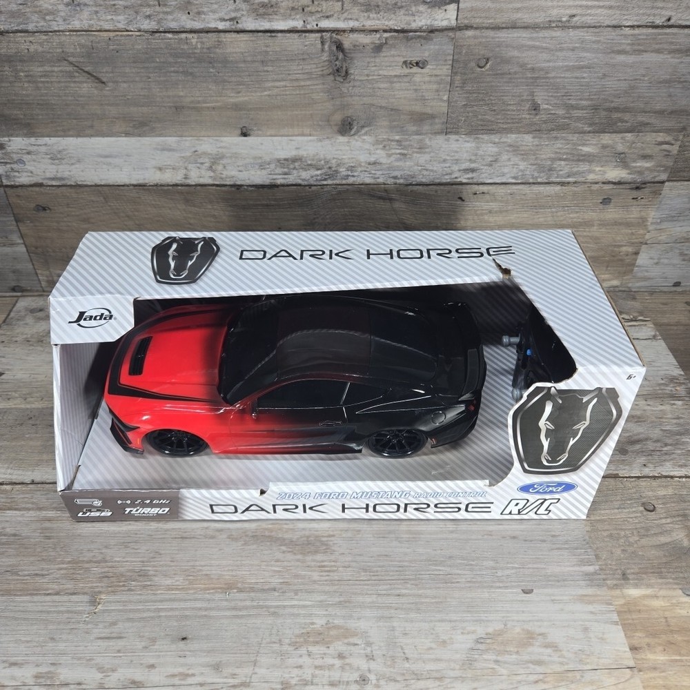 JADA 2024 Ford Mustang Dark Horse RC Car NEW IN BOX!