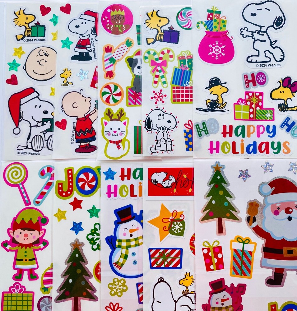 550+ BULK Lot of  Scrapbooking Stickers Great Variety! Lots Of Themes Holiday