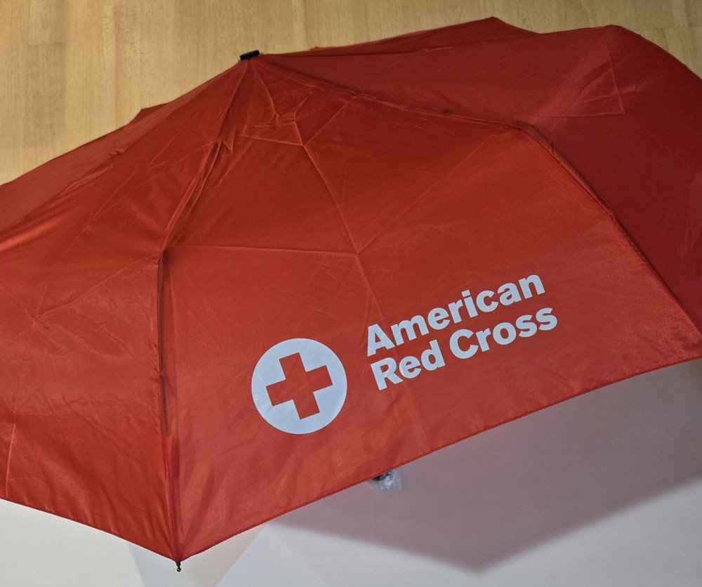 NEW American Red Cross Limited Edition Umbrella TWISTERS Movie Promotion
