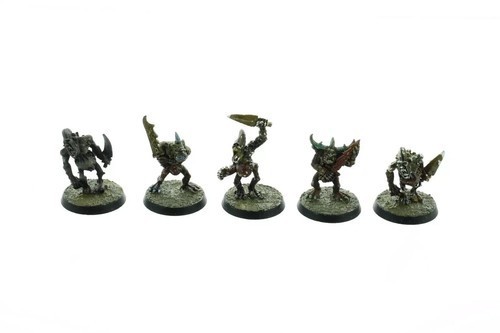 Nurgle Plaguebearers Classic Metal Warhammer Command Set