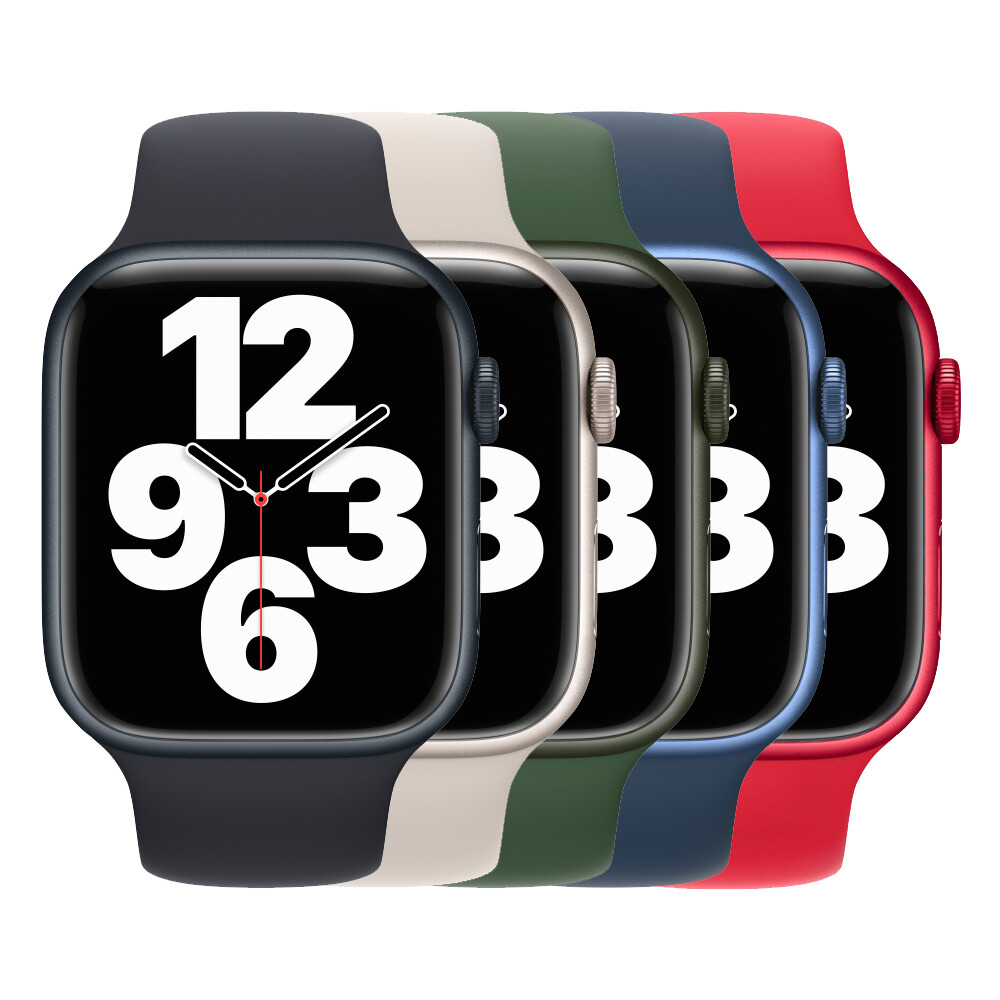 Apple Watch Series 7 45mm GPS + Cellular with Sport Band - Excellent