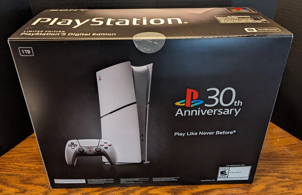 PlayStation 5 Slim 30th Anniversary Limited Edition Digital Console  SHIPS NOW