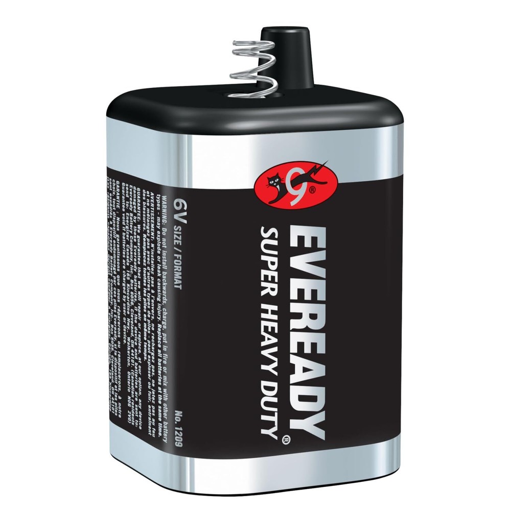 6V Battery Super Heavy Duty 6 Volt Battery 1 Count