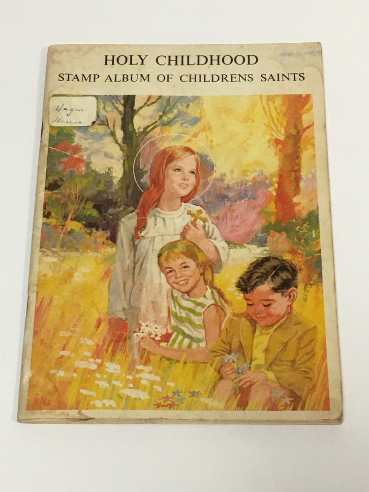 Vintage Holy Childhood Stamp Album of Children's Saints 1964