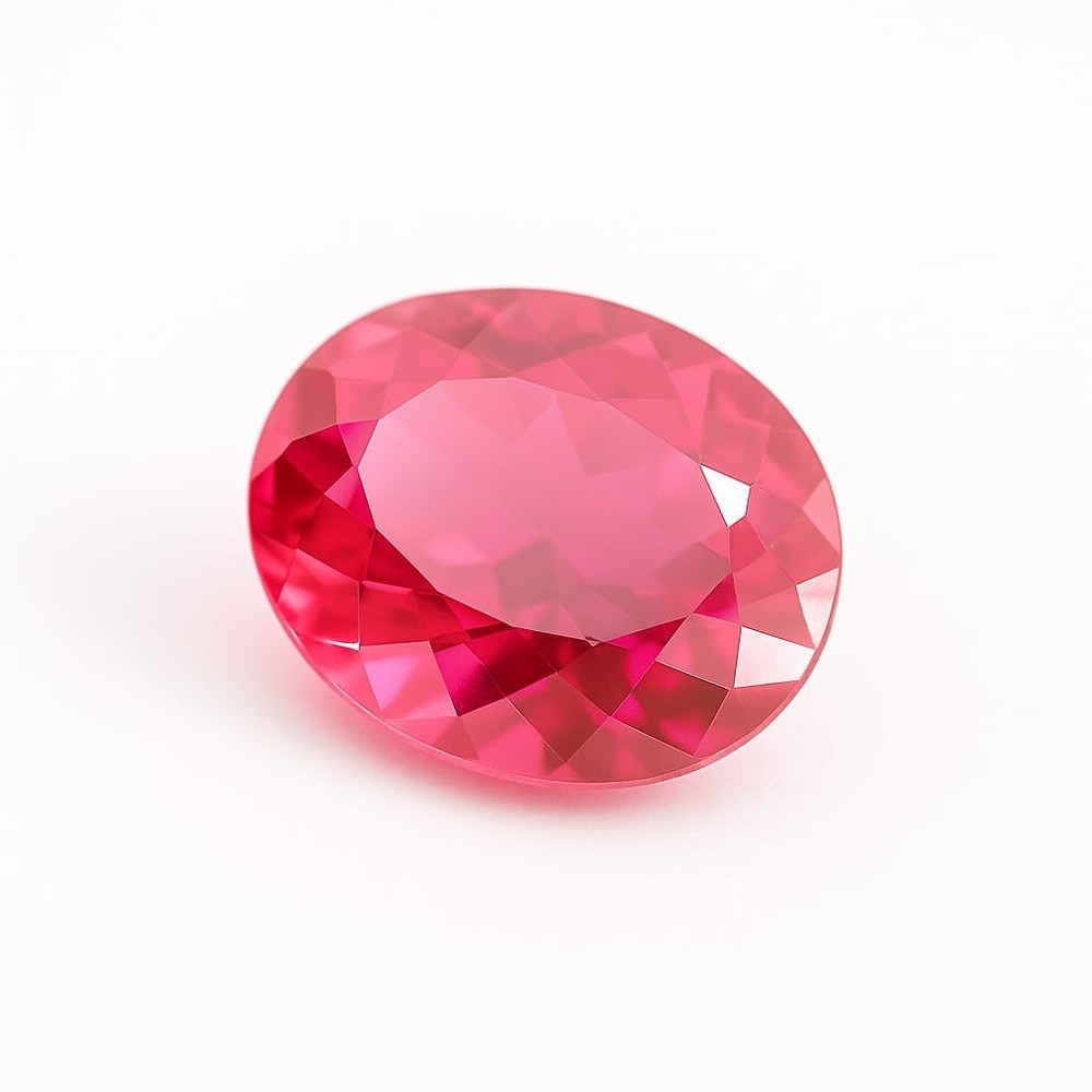 AAA Mozambique Red Ruby 12.80ct Oval Loose Gemstone 15x12mm-image