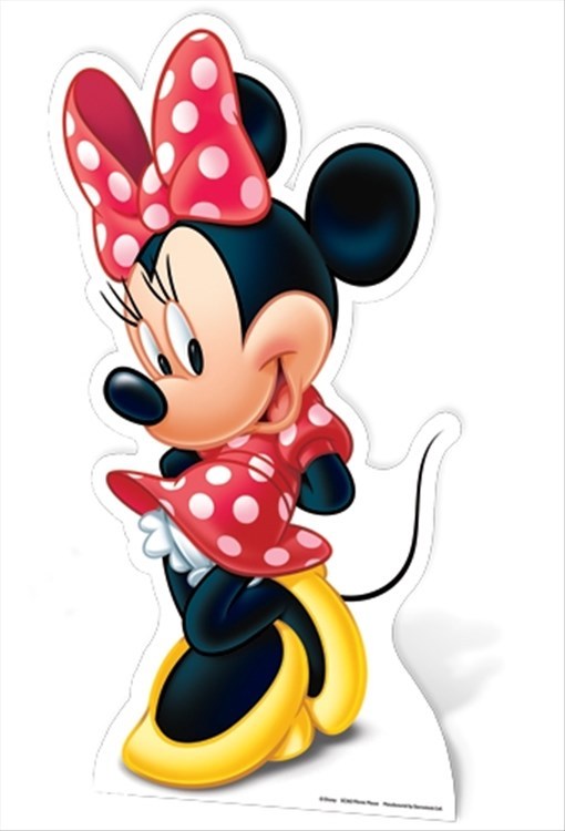 Minnie Mouse Mickey's Friend Official Disney Cardboard Cutout -For your Party