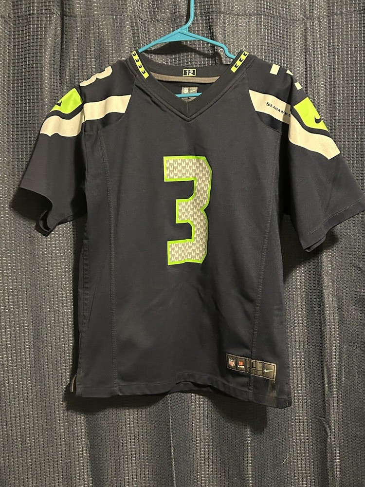 Nike NFL On Field Seattle Seahawks Jersey Youth Large Russell Wilson