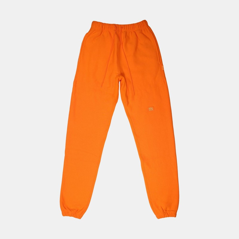 ABC Men's Orange Cotton Blend Sweatpants - Size S-image