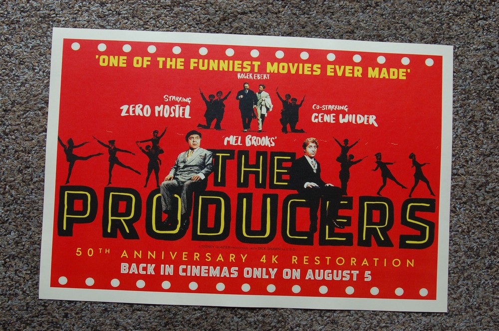 Mel Brooks Gene Wilder The Producers Lobby Card Movie Poster #1