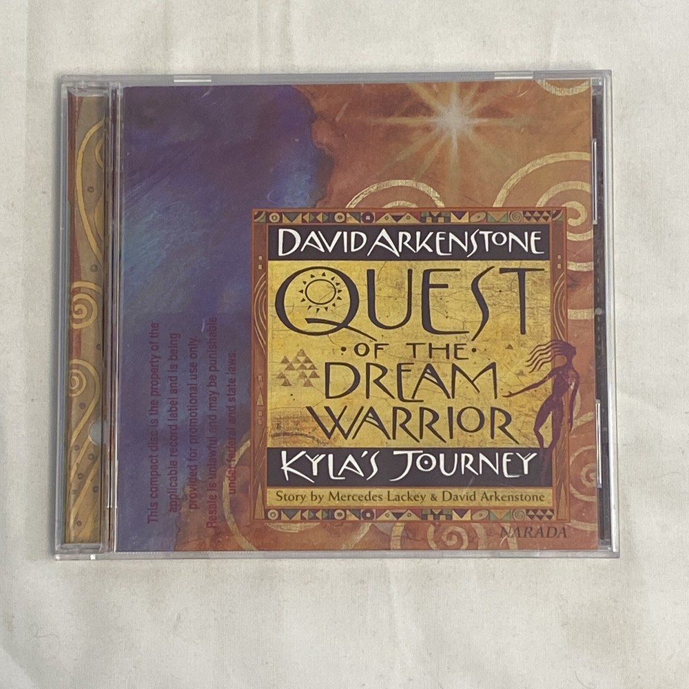 David Arkenstone Quest of The Dream Warrior (CD) Kyla's Journey PROMO W/ Poster!