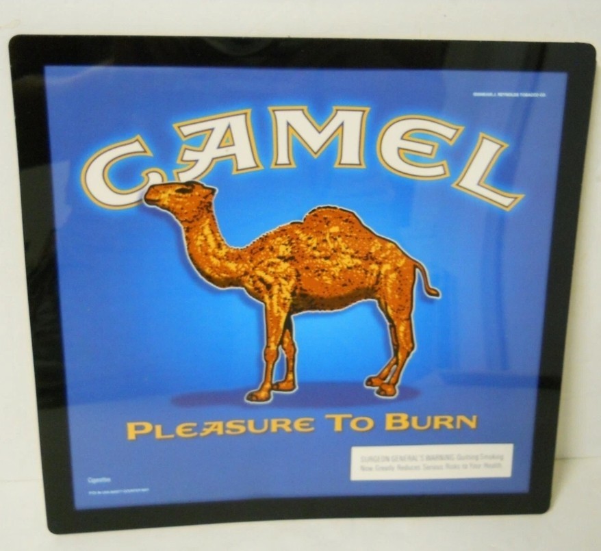 Vintage Camel Cigarettes Advertising Store Counter Pad Stick Magnet 12×11 READ⬇