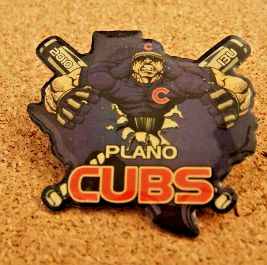 2010 Plano Cubs 13u Baseball lapel pin Texas kids league