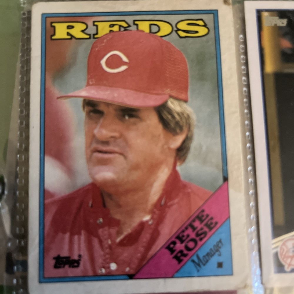 1988 Topps Pete Rose Manager Baseball Card #14 Cincinnati Reds