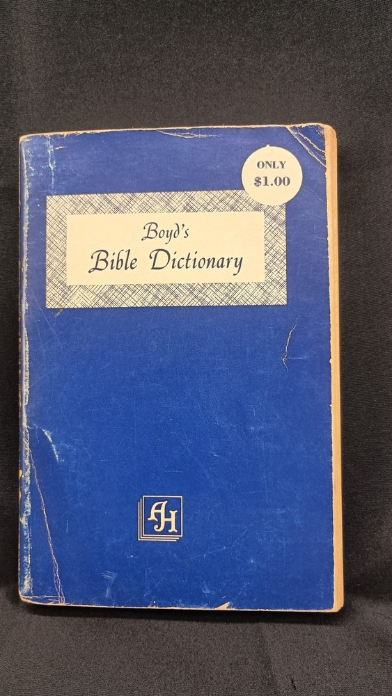 Vintage Boyds Bible Dictionary James Boyd Holman Publishing