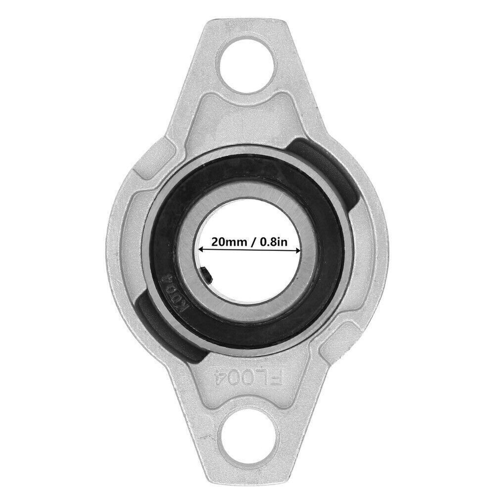 KFL004 Miniature Zinc Aluminum Alloy Mounted Bearing Pillow Block Flange Rhombic