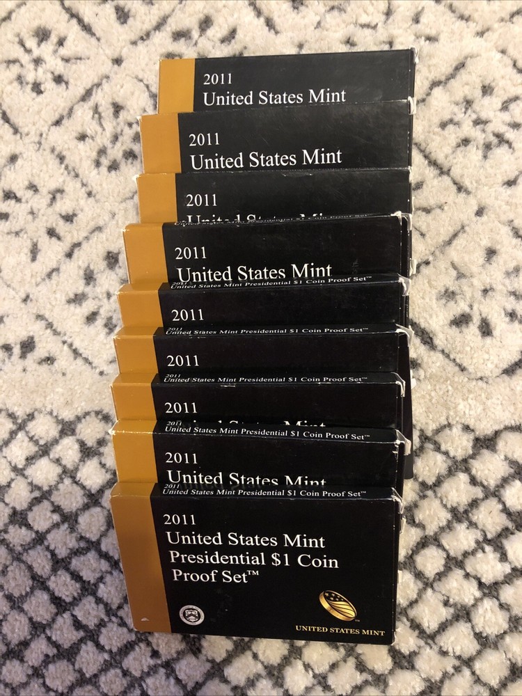 2011 U.S.Mint Presidential Dollar Set Mint  (9) Sets.   36 Total Coins