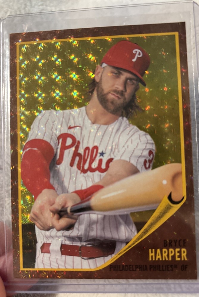 2021 Topps Archives - 1962 Topps #94 Bryce Harper 1/1 SUPERFRACTOR!