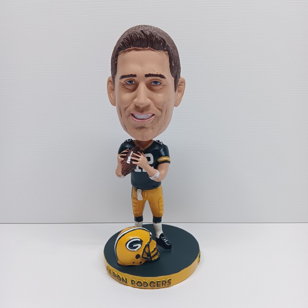 Aaron Rodgers Green Bay Packers Bobblehead 2011 Associated Bank Exclusive Rare Collectible-image