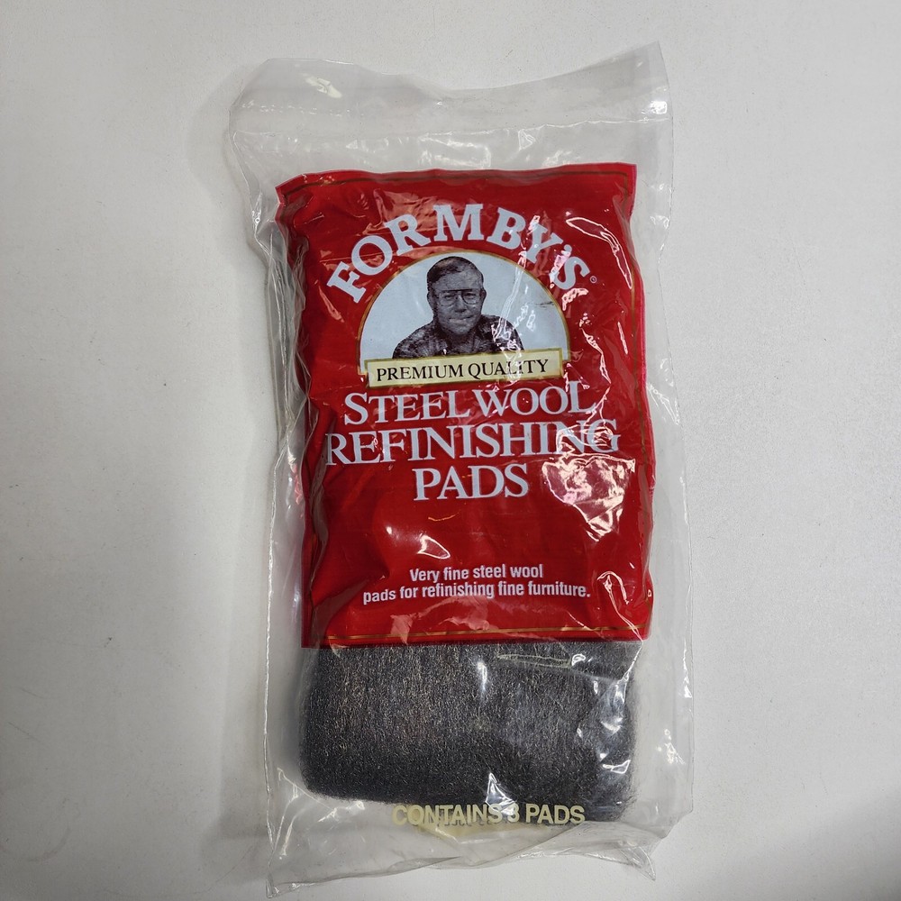 Formbys Premium Quality Steel Wool Replenishing Pads 3 Pad Pack