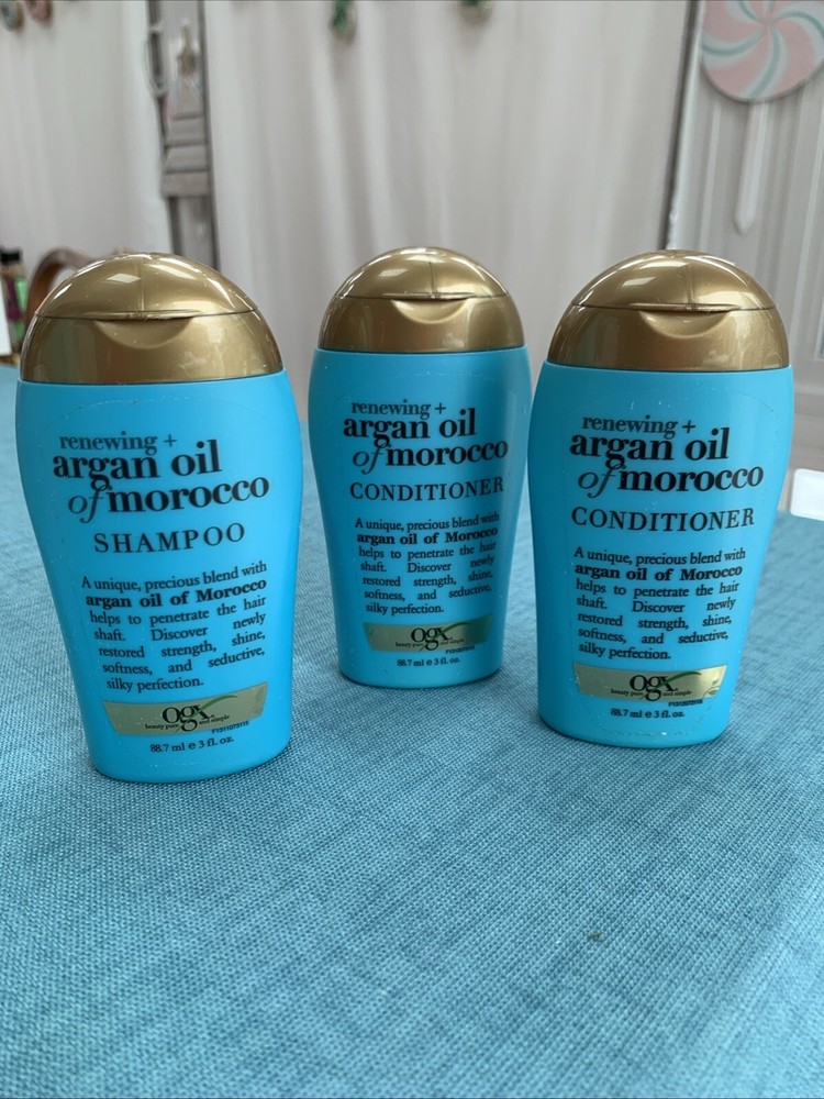 OGX Renewing Argan Oil of Morocco Shampoo and Conditioner Travel Duo 3oz  