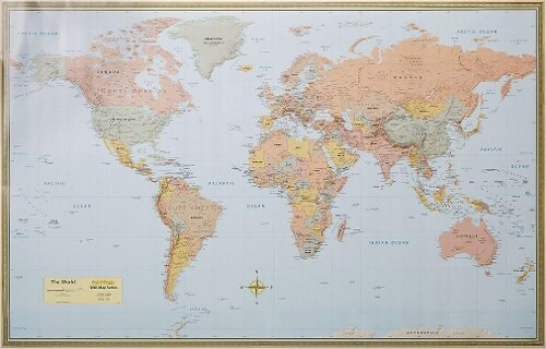 Mapping Specialists World Map-Laminated (Poster)