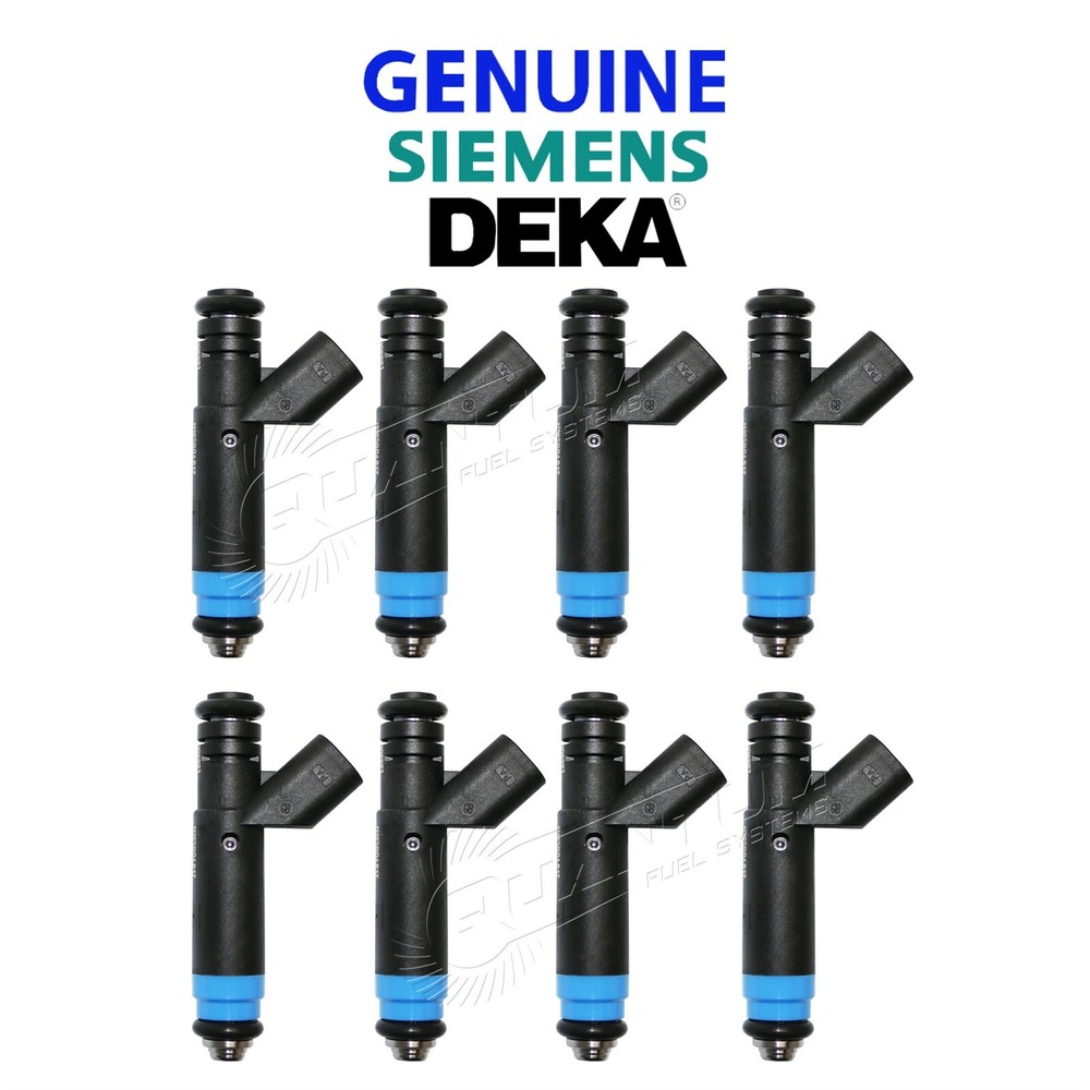 GENUINE SIEMENS DEKA 80LB 835CC FUEL INJECTORS EV6 USCAR FI11491 [Qty 8]