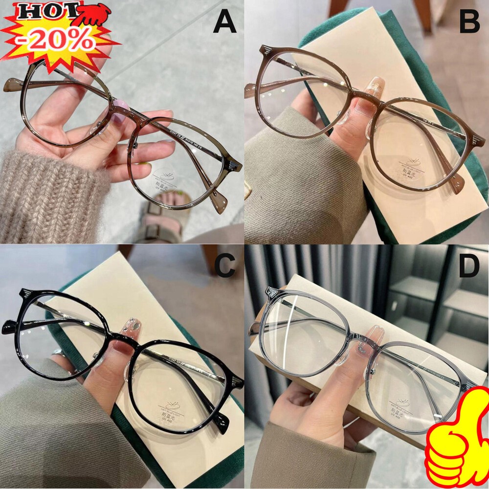 Ultra Light New Retro Eyeglass for Women Round Frames | 0 Degree🔥