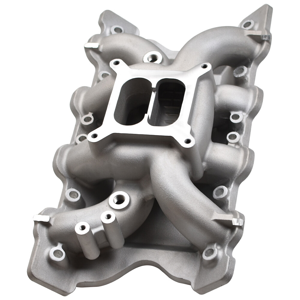 High-Performance 4-Barrel Square Bore Intake Manifold for Ford 351C V8