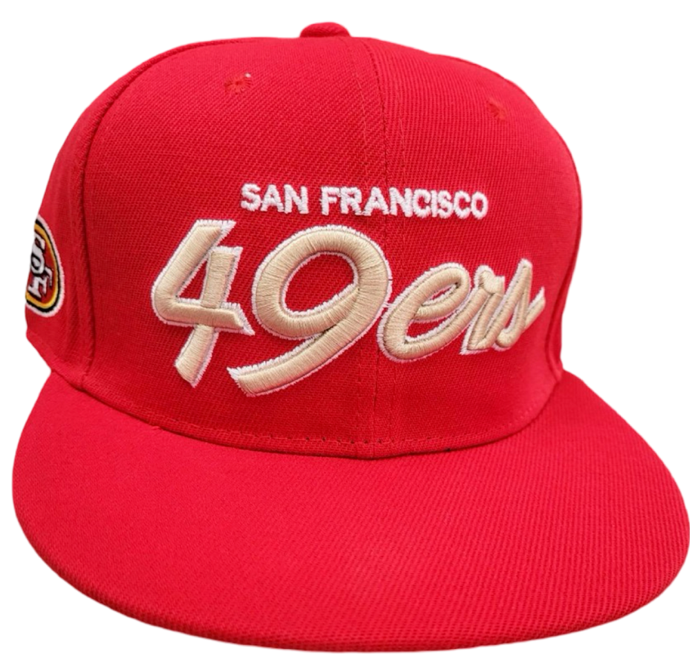 San Francisco 49ers Snapback Cap Adjustable Fit Two Styles RED Fast Ship