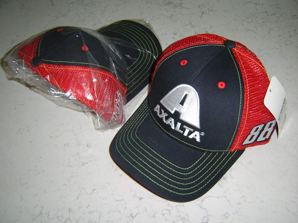 Alex Bowman #88 AXALTA Checkered Flag Sports Mesh Adjustable Hat NEW W/TAGS