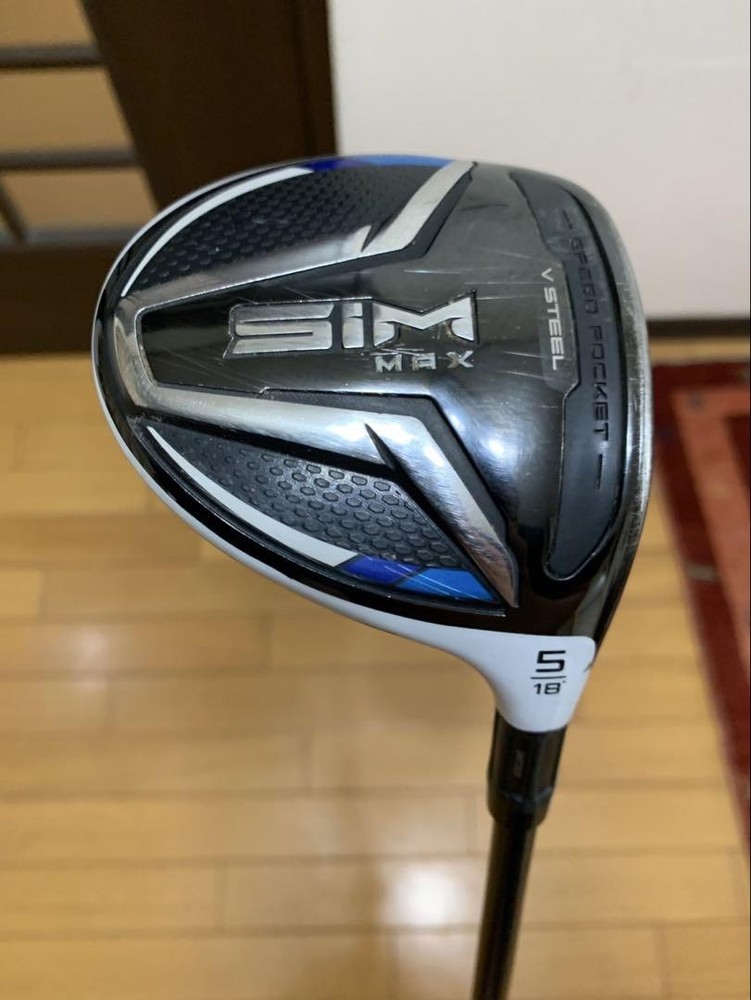 TaylorMade SIM Max 5 Wood with Venatus Blue Shaft Includes Headcover Used