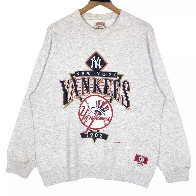 Vintage 90s MLB New York Yankees Crewneck Sweatshirt Men Women
