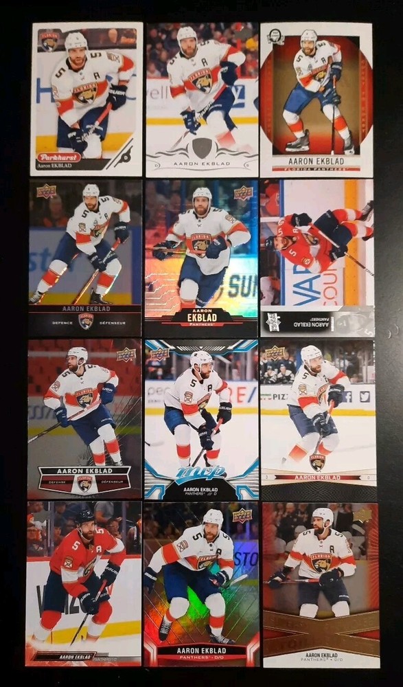 Aaron Ekblad 12-Card Lot – Tim Hortons, UD, Parkhurst, OPC Various Years-image