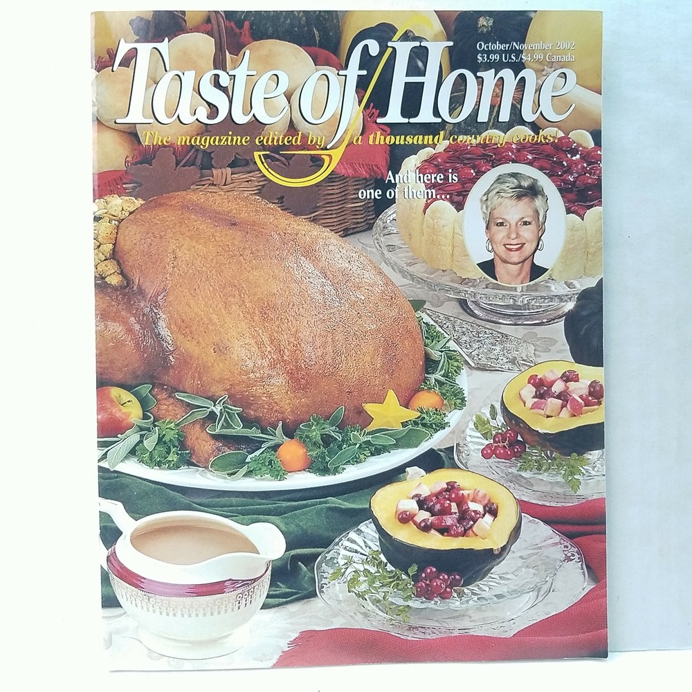 Taste Of Home Oct/Nov 2002 Edited By A Thousand Country Cooks!   D
