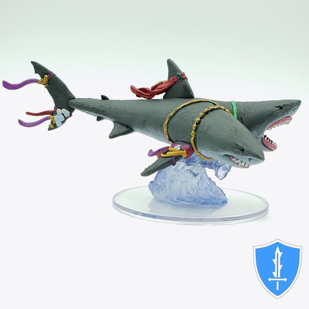 Maw of Sekolah Huge Shark D&D Icons of the Realms Seas & Shores Miniature NIB