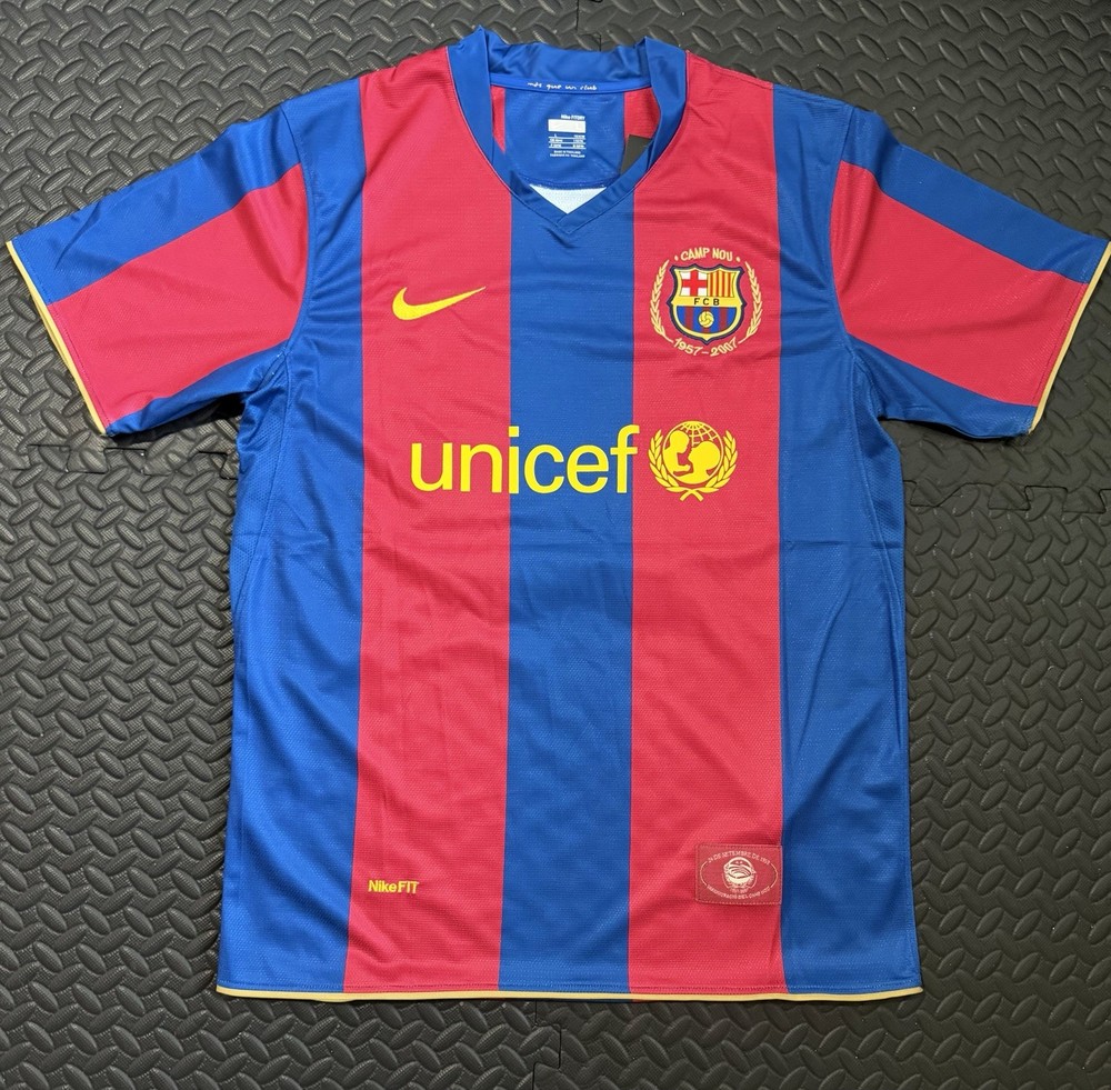 Ronaldinho FC Barcelona Soccer Jersey Size L