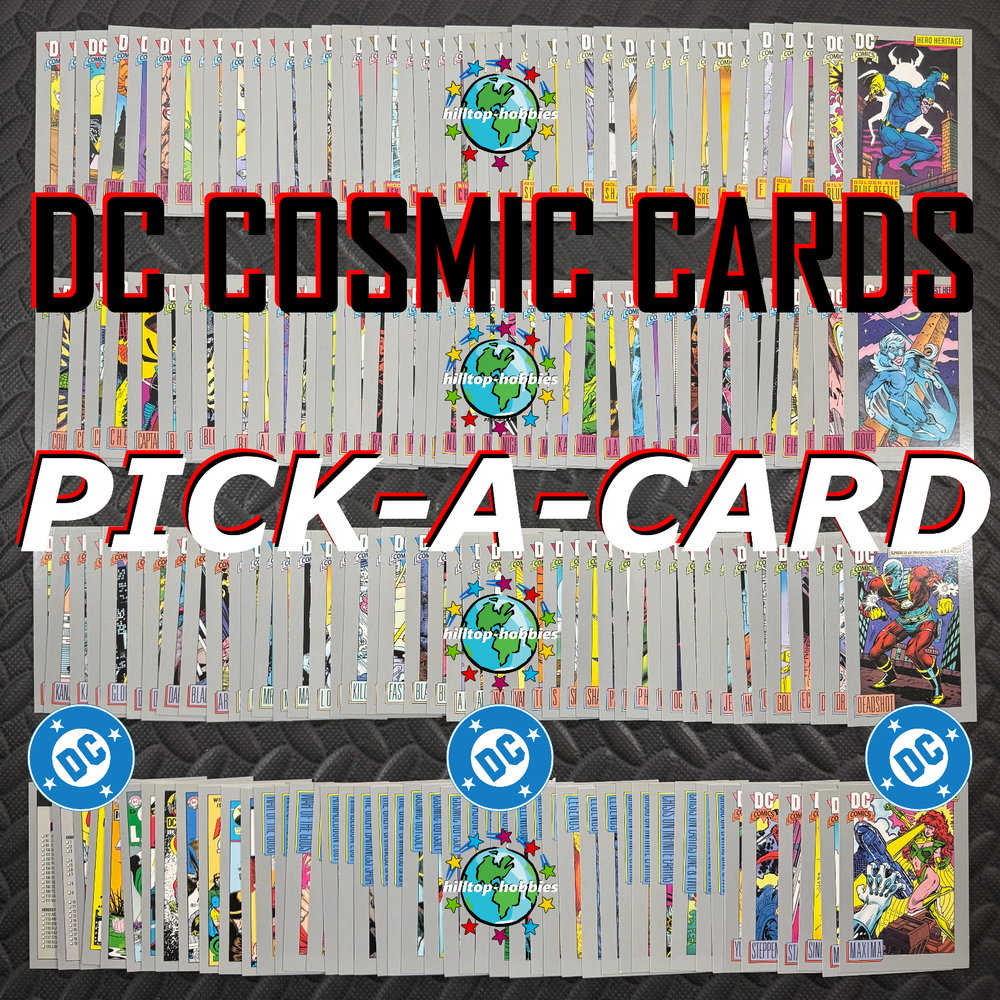 DC COMICS COSMIC CARDS INAUGURAL EDITION PICK-A-CARD 1-180 CARDZ 1991