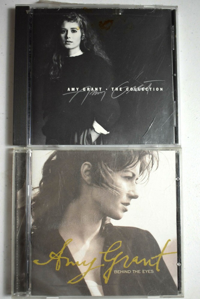 AMY GRANT 2 CD LOT BEHIND THE EYES & THE COLLECTION.