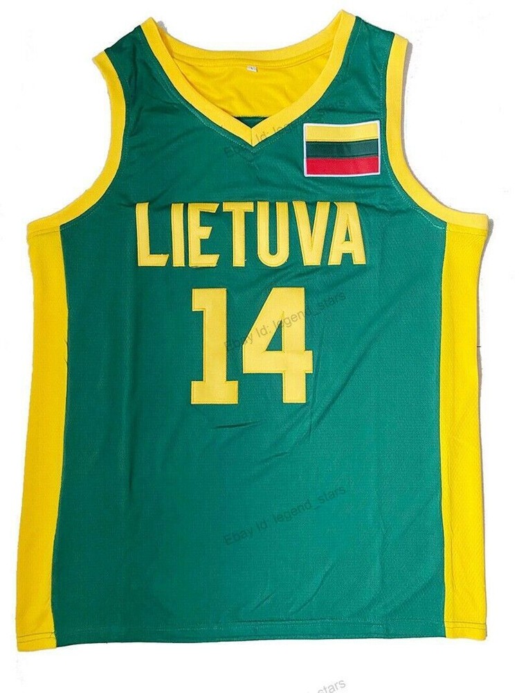 Custom Stitched Jonas Valanciunas #14 Basketball Jersey Size S-4XL