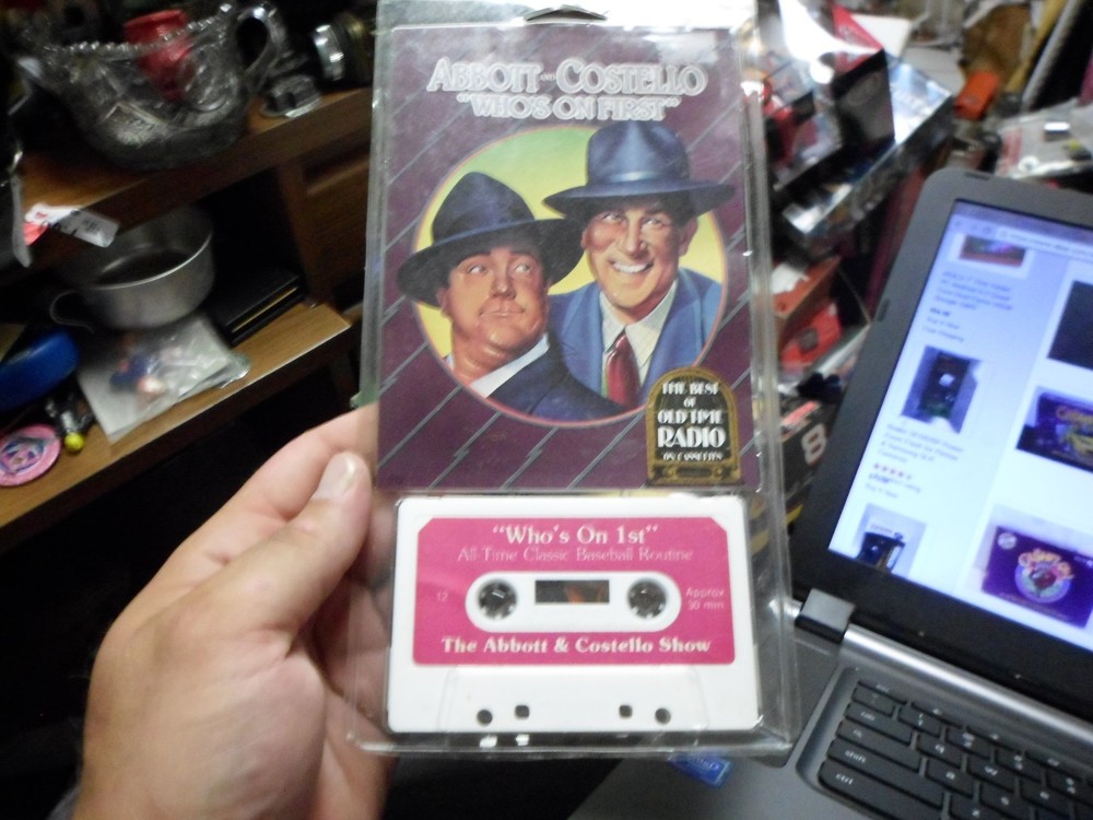 Abbott & Costello’s whos on 1st audio cassette The best of old time radio-image