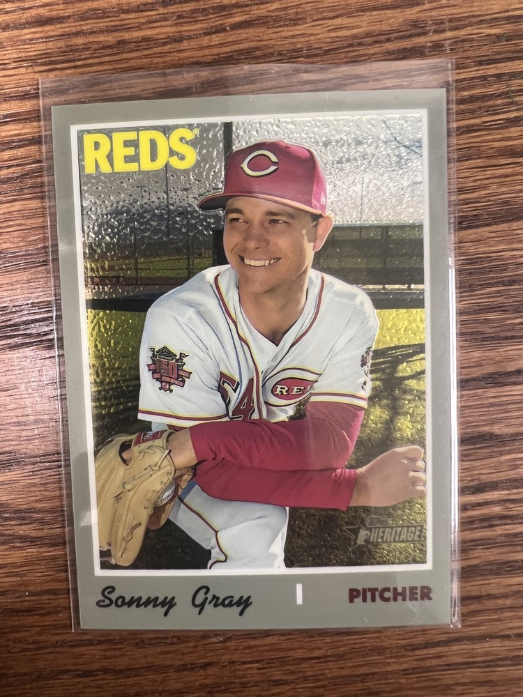 2019 Topps Heritage #THC-543 Sonny Gray Chrome #/999