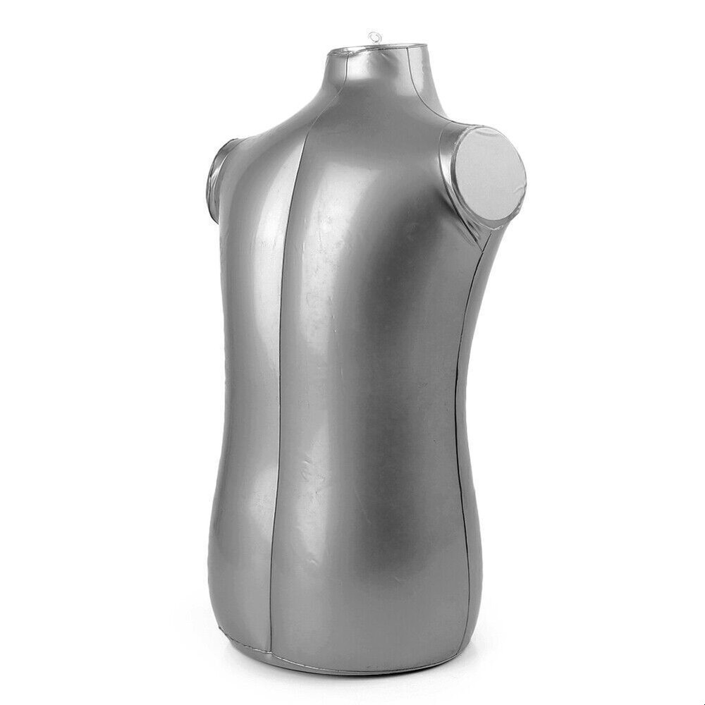 Fashion Display Silver Children Half Body Inflatable Mannequin Dummy Torso Model
