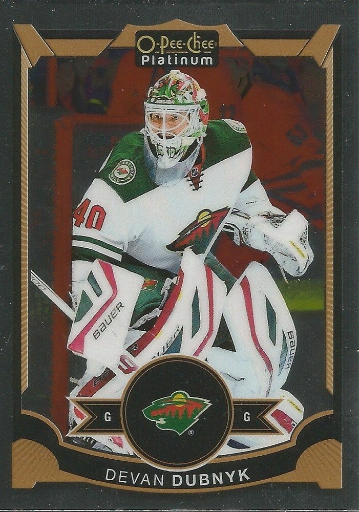 Devan Dubnyk 2015-16 O-Pee-Chee Platinum Base Card #147