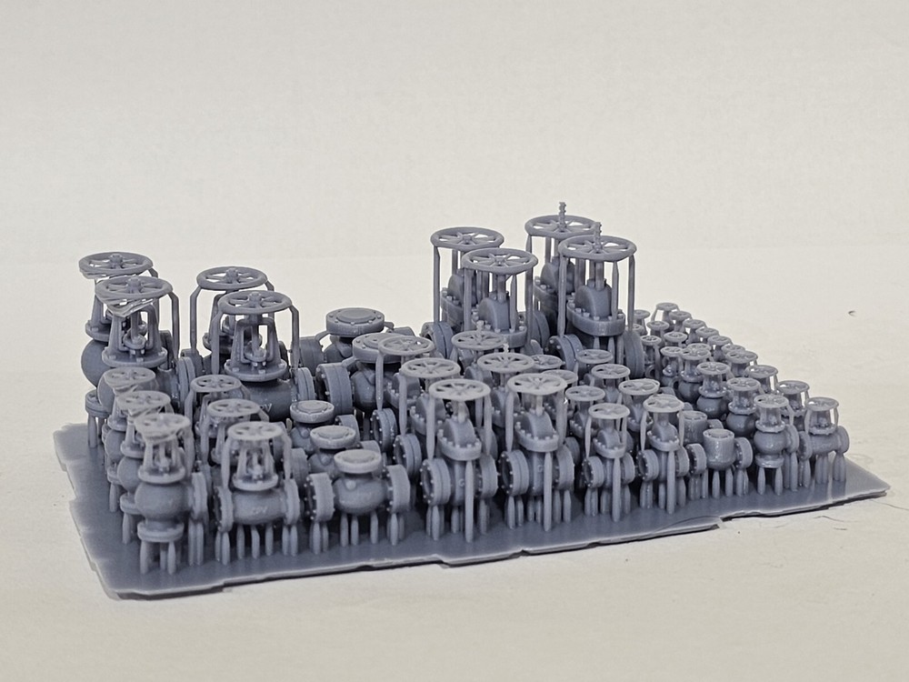 59 pieces Assorted Set O Scale Pipe and Valves Asst 1:48 Dioramas