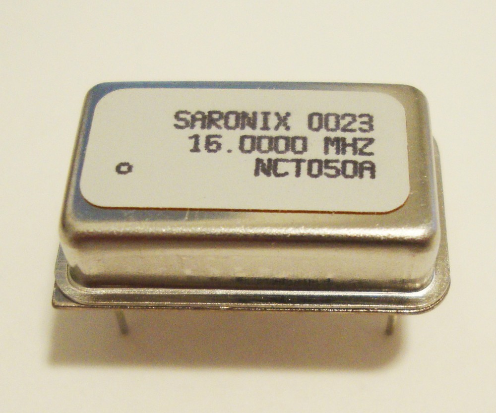 Saronix 0023 16.0000 MHz NCT050A Crystal Oscillator New