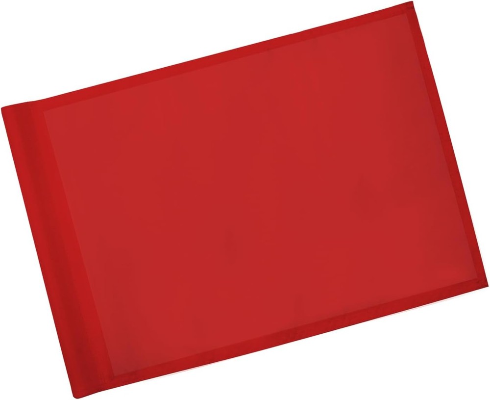 KINGTOP Golf Flag 20x14 Inch - Plain Red, 420D Inch- Blank Red- 1pk