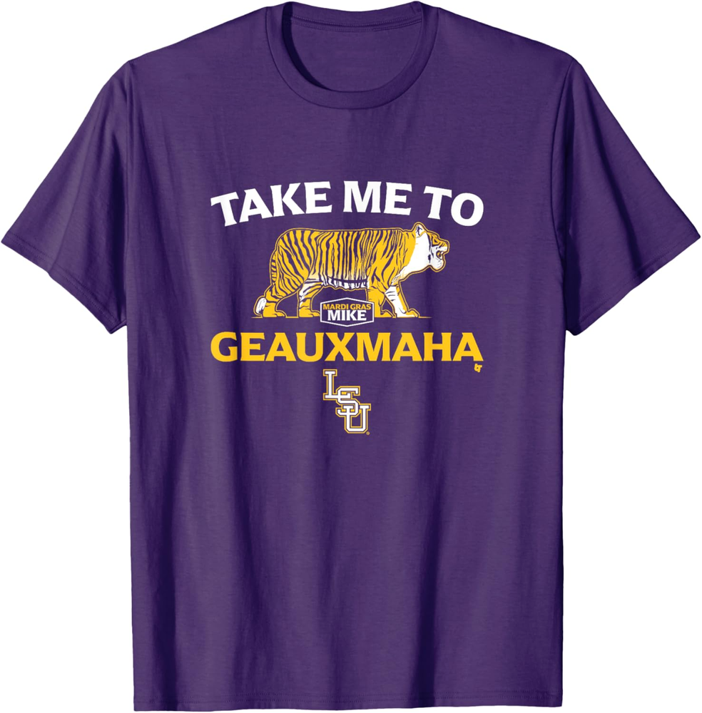 LSU Tigers Baseball Geauxmaha Fan T-Shirt for Kids and Adults