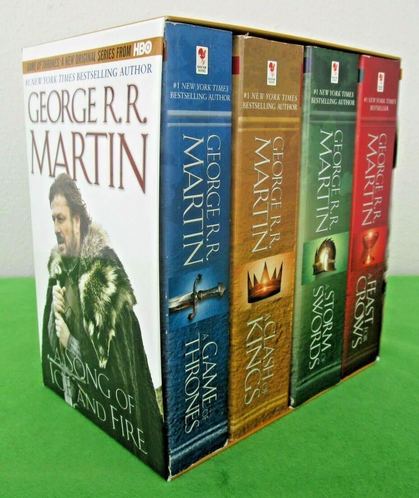 Game of Thrones Box Set by George R.R. Martin - 4 Paperback Books-image