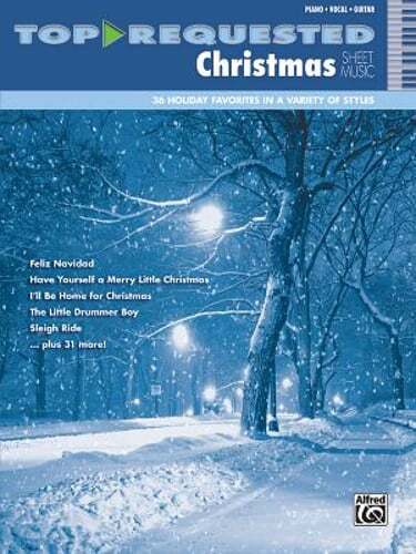 Top-Requested Christmas Sheet Music: Piano/Vocal/Guitar by Alfred Music: Used