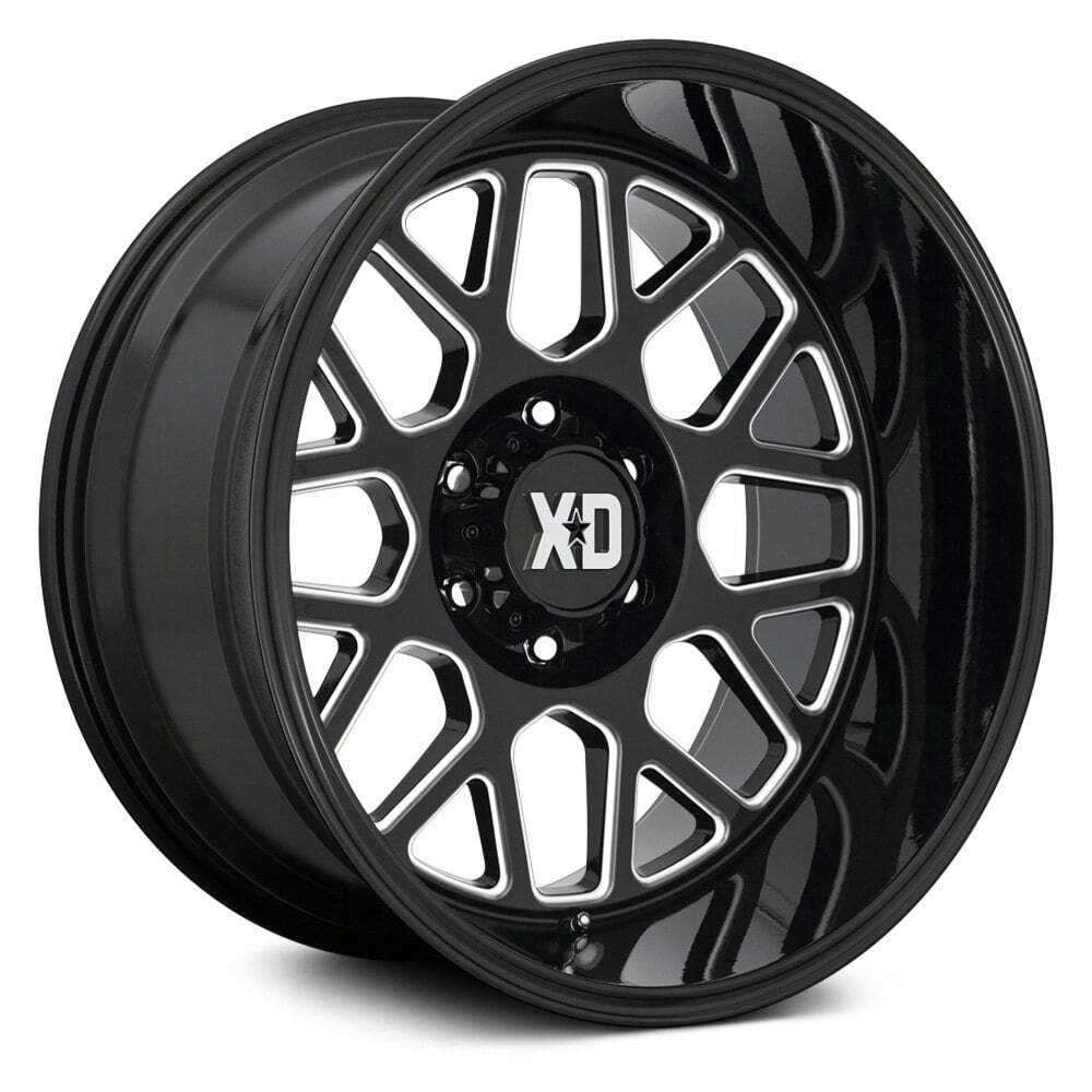 XD Series XD849 GRENADE 20x9 8x165.1 Black Wheel Rim for Off-Road Vehicles